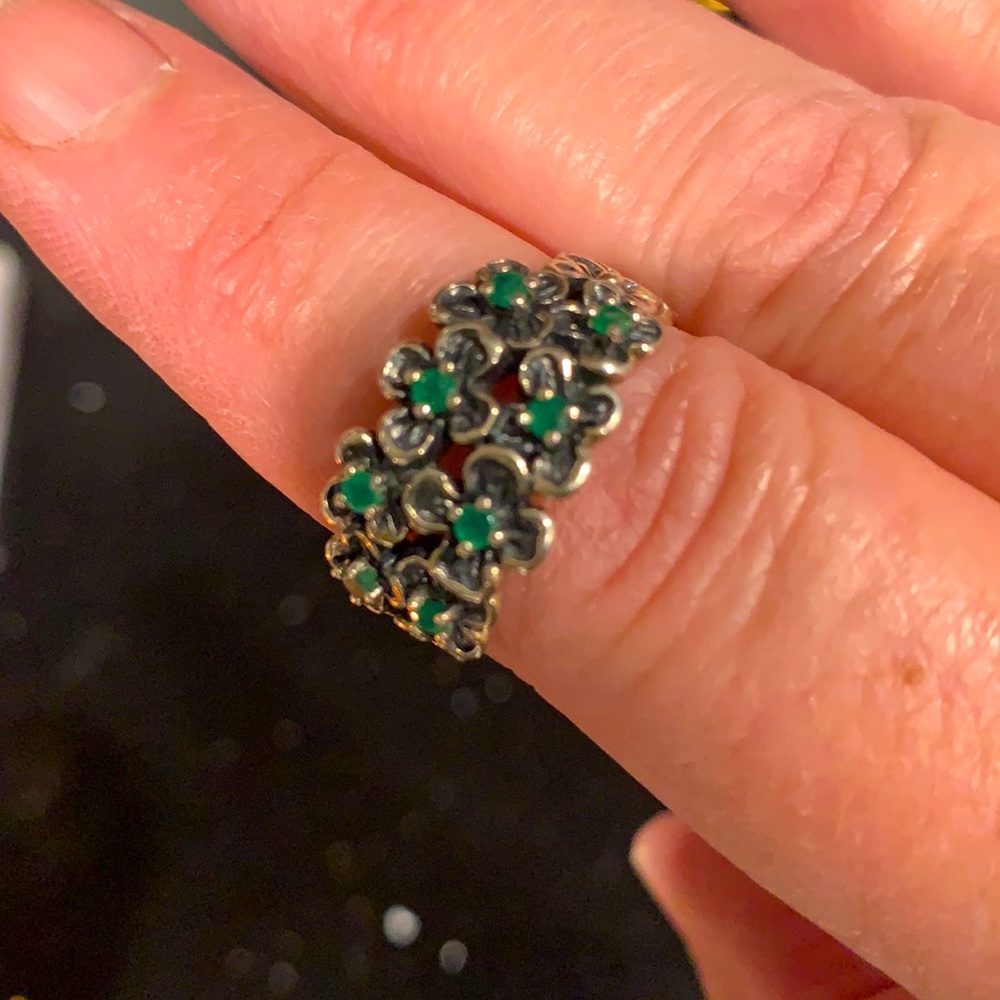 Genuine Emerald Ring Gem
